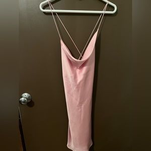 Zara Pink Slip Dress - New with tags